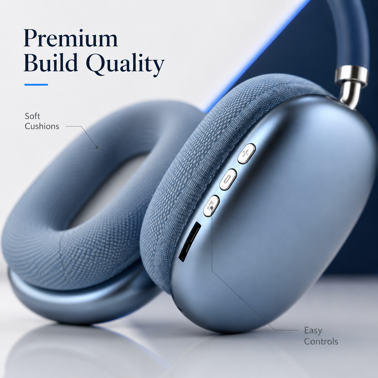 P9 Wireless Bluetooth Headphones Over Ear Stereo Headset with Adjustable Headband