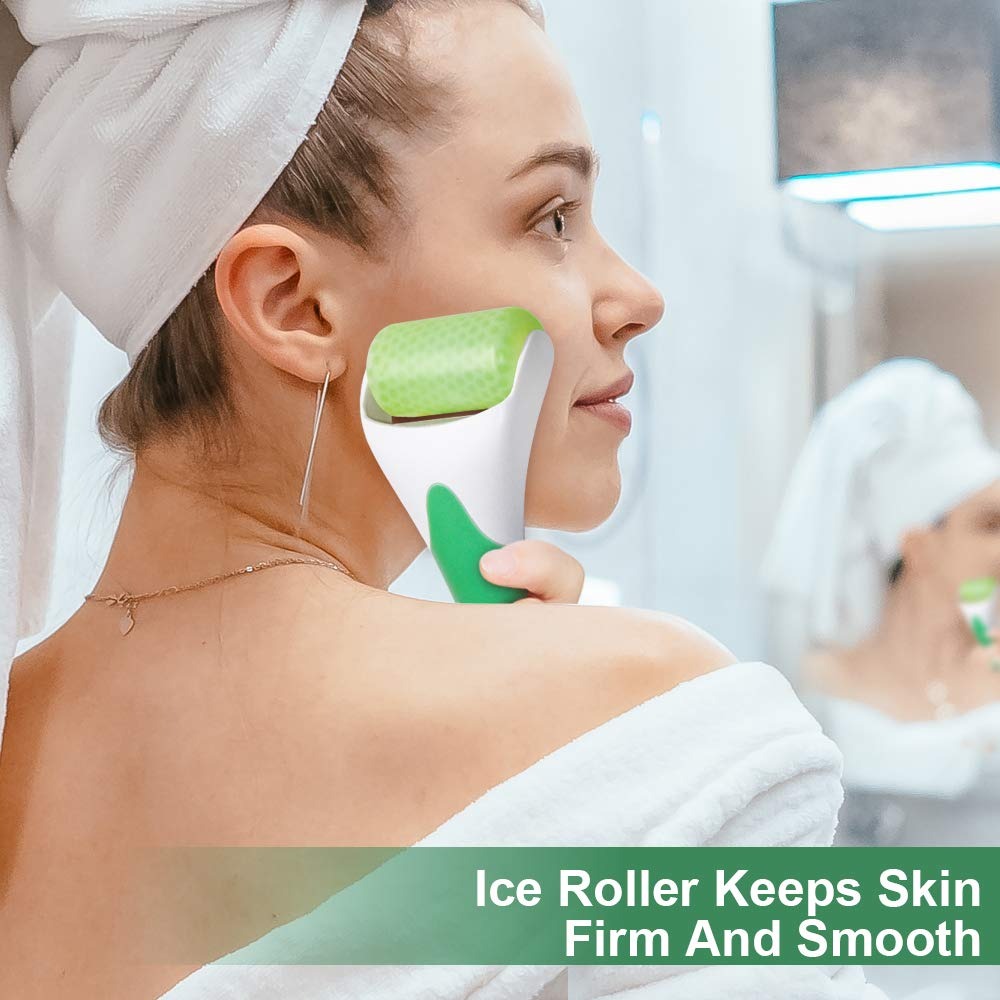 Marzahar Ice Roller for Face – Cooling Facial Massager for Puffiness, Dark Circles & Skin Care