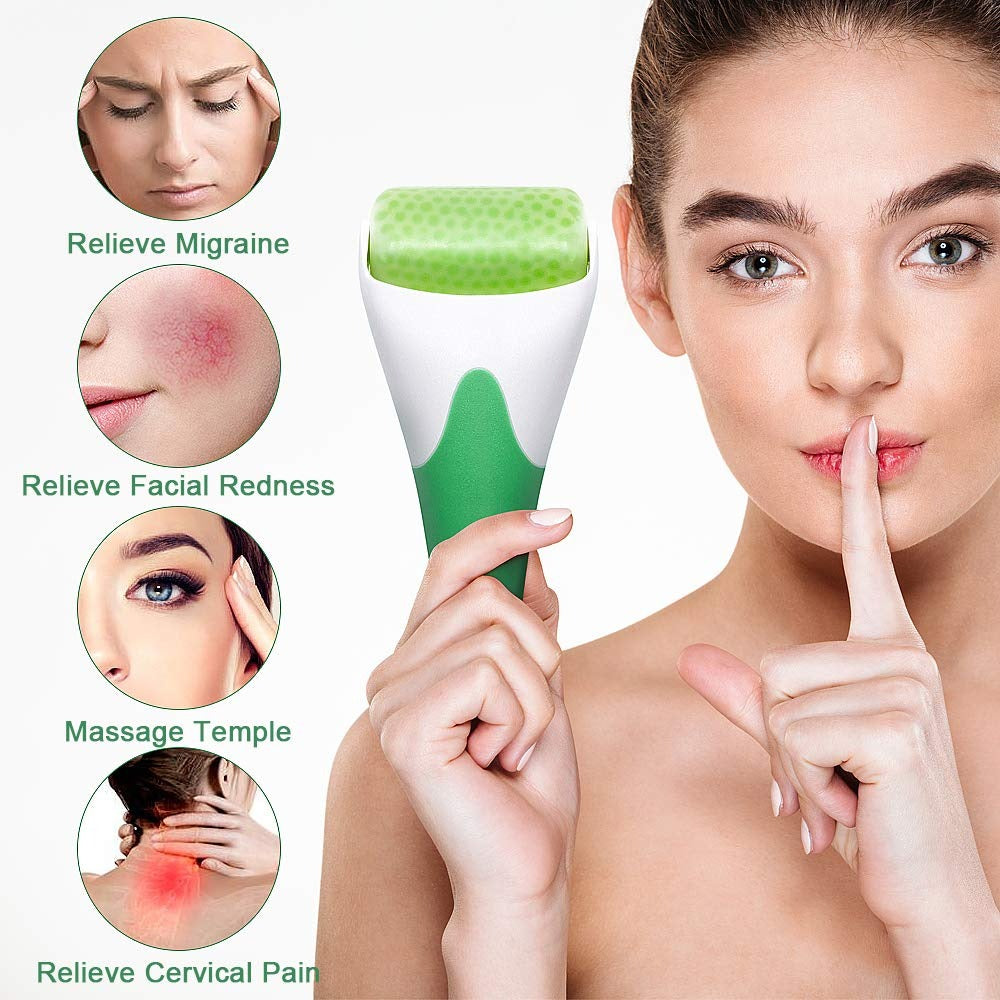 Marzahar Ice Roller for Face – Cooling Facial Massager for Puffiness, Dark Circles & Skin Care