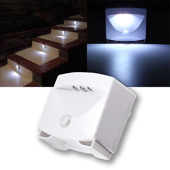 Motion Sensor LED Night Light – Wireless USB Rechargeable Cabinet, Wardrobe & Stair Light