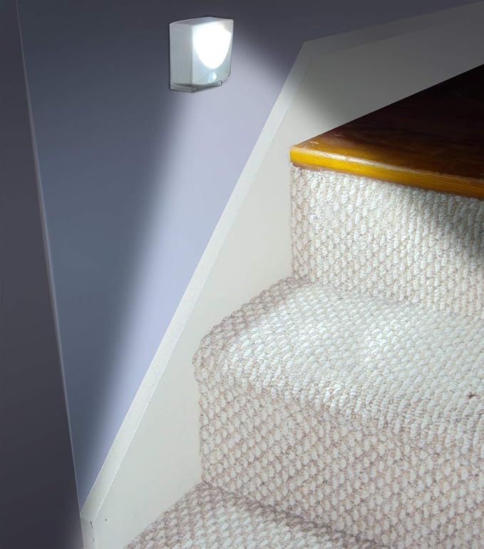 Motion Sensor LED Night Light – Wireless USB Rechargeable Cabinet, Wardrobe & Stair Light