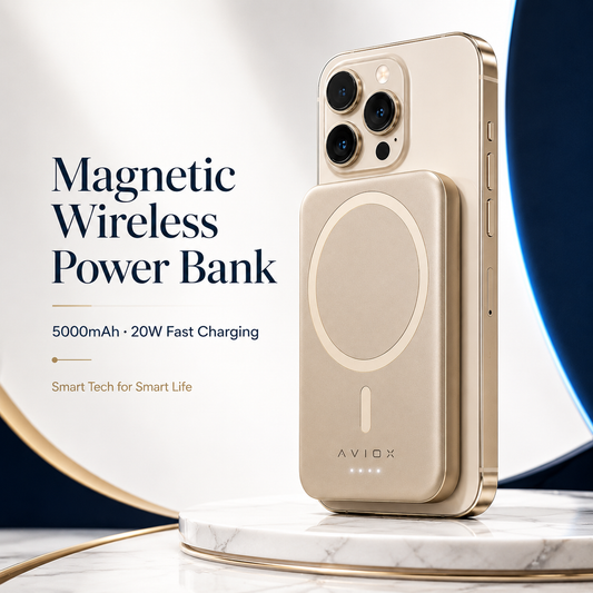 Apple MagSafe Wireless Power Bank 5000mAh – 20W Fast Charging Magnetic Portable Charger for iPhone