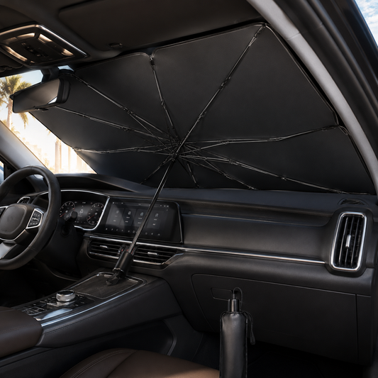 Premium Car Windshield Sun Shade Umbrella – Foldable UV Protection Car Front Glass Sun Protector