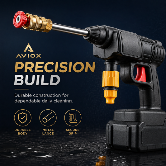 Automatic Cordless Car Wash Spray Gun – Portable High Pressure Washer for Home & Car