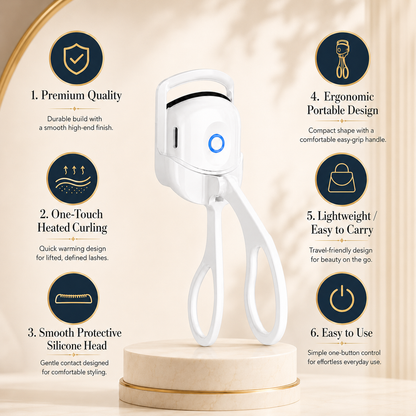 Automatic Eyelash Curler for Natural Long-Lasting Curl