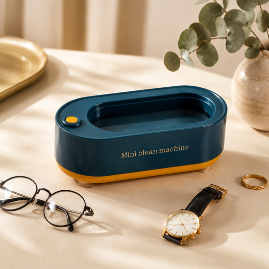 Portable Ultrasonic Cleaner Machine – High Frequency Jewelry, Glasses & Watch Cleaning Device (Random Color)