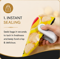 Portable Mini Bag Sealer & Cutter Machine | 2-in-1 Heat Sealing Machine for Food Storage