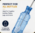 19 Liter Water Bottle Cleaning Brush – Long Handle Reusable Cleaner Brush for Water Dispenser Bottles
