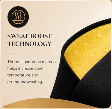 Waist Trimmer Belt for Men & Women – Adjustable Sweat Belt for Weight Loss, Tummy Control & Workout Support