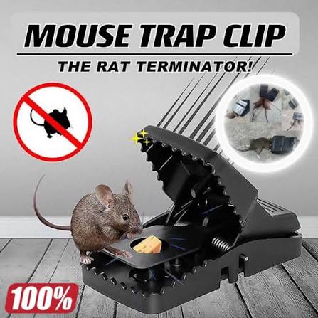 Reusable Snap Mouse Trap | Heavy Duty Rat & Mouse Catcher for Home, Kitchen & Office