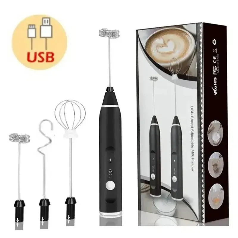 Electric Coffee Beater & Milk Frother Handheld Mixer | Portable Coffee Frother for Cappuccino, Latte & Hot Drinks