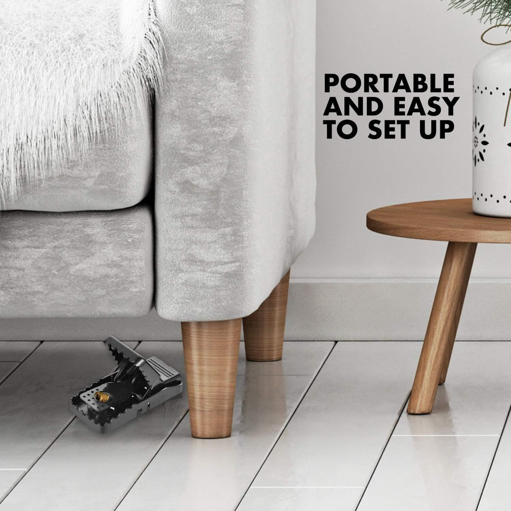 Reusable Snap Mouse Trap | Heavy Duty Rat & Mouse Catcher for Home, Kitchen & Office
